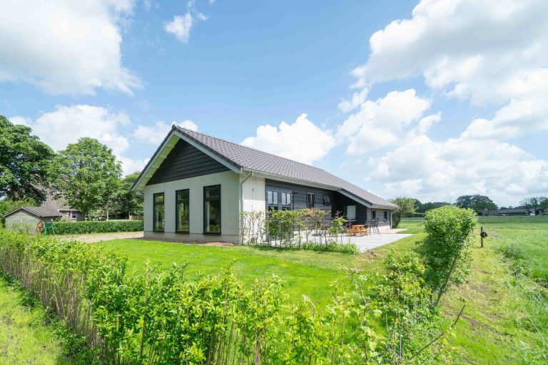 Kleine mantelzorgwoning van hout